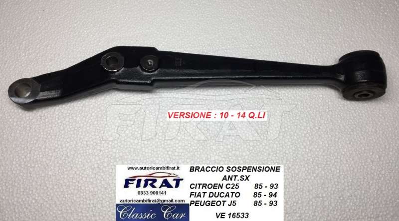 BRACCIO SOSPENSIONE FIAT DUCATO 85 - 94 ANT.SX